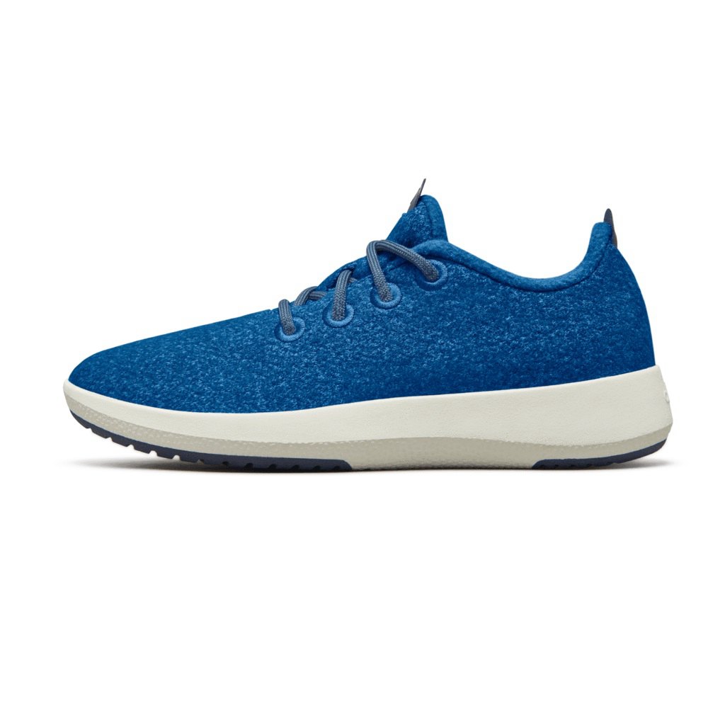 Allbirds Men\'s Sneakers Blue - Wool Runner Mizzles - 52048YNOK